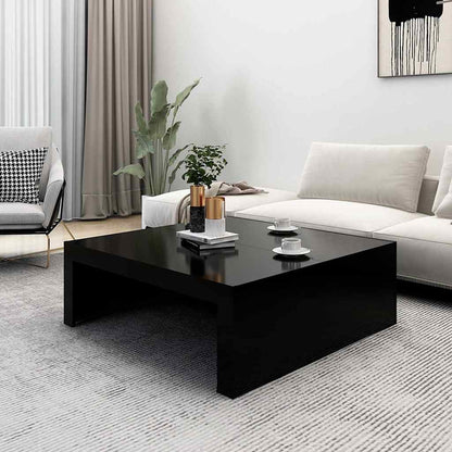 Salongbord Sofabord Svart 100x100x35 cm