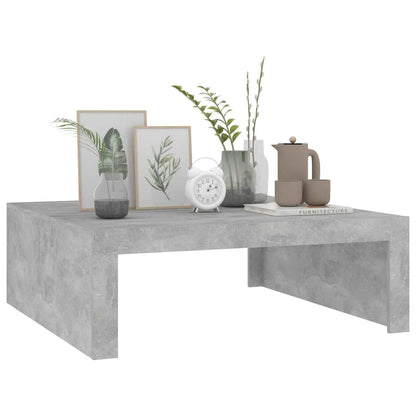 Salongbord Sofabord Betonggrå 100x100x35 cm