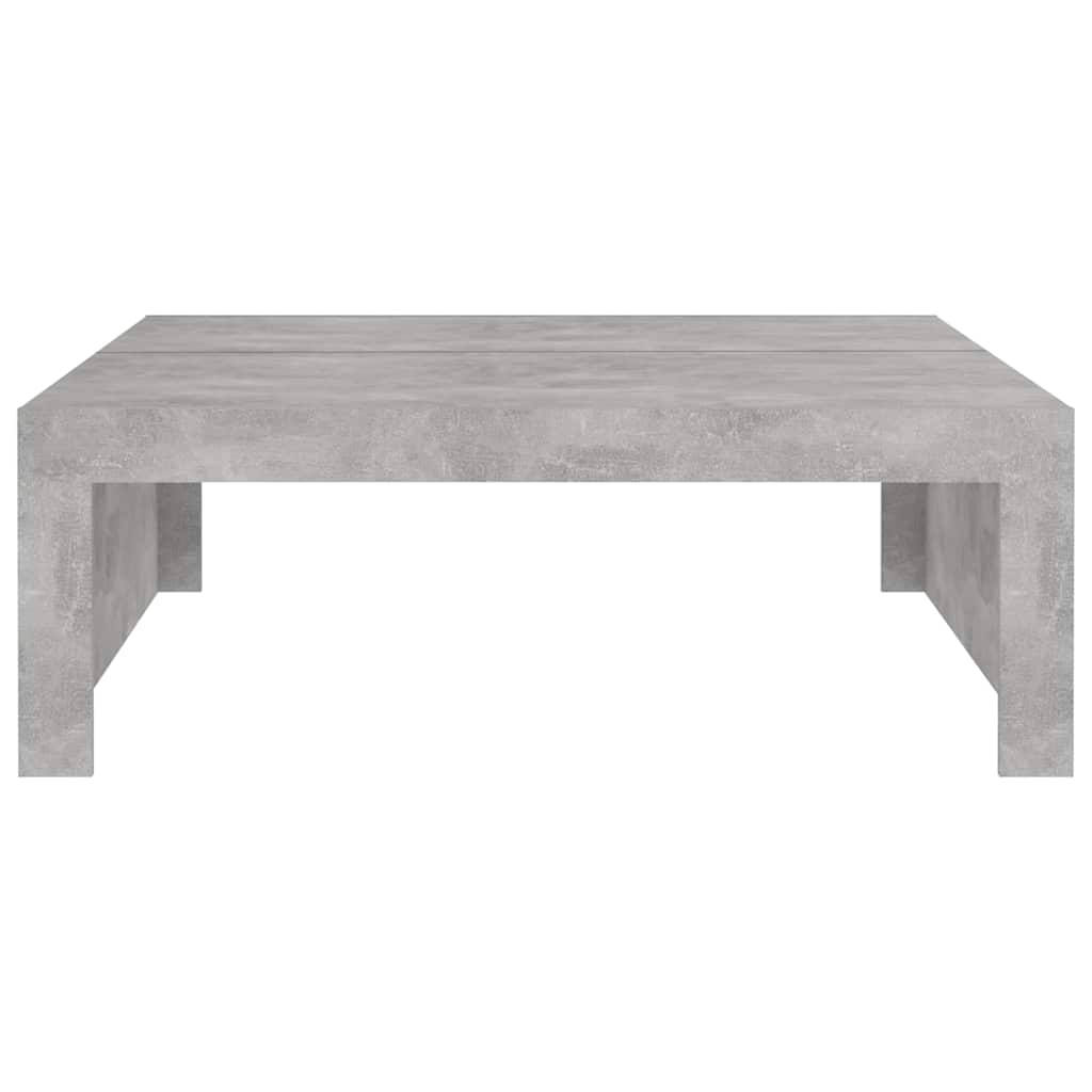 Salongbord Sofabord Betonggrå 100x100x35 cm