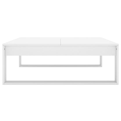 Salongbord Sofabord Hvit 100x100x35 cm