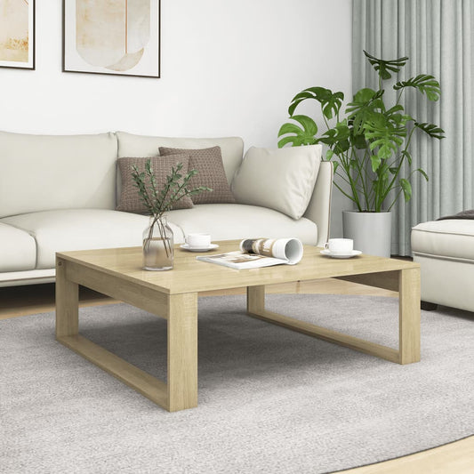 Salongbord Sofabord Sonoma Eik 100x100x35 cm