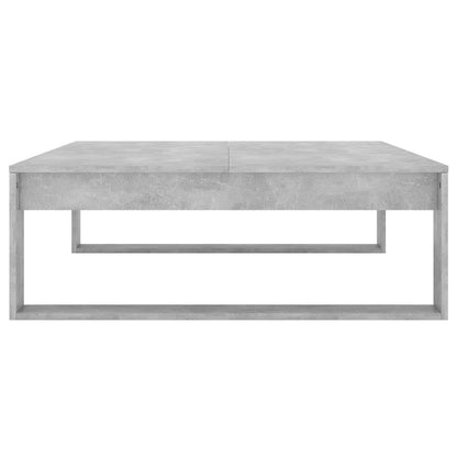 Salongbord Sofabord Betonggrå 100x100x35 cm