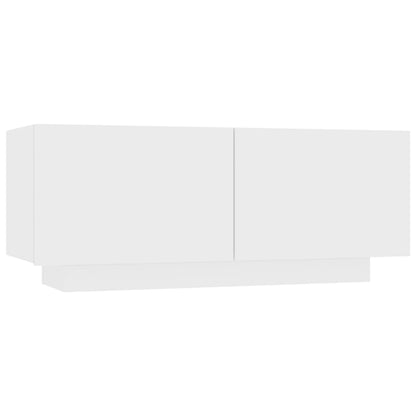 Nattbord Sengbord Hvit 100x35x40 cm