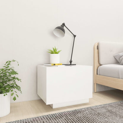 Nattbord Sengbord Hvit 100x35x40 cm