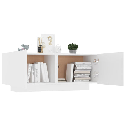 Nattbord Sengbord Hvit 100x35x40 cm