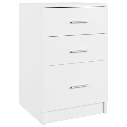 Nattbord Sengbord Hvit 40x40x63 cm