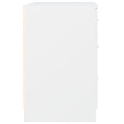 Nattbord Sengbord Hvit 40x40x63 cm