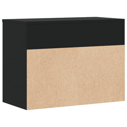 Skobenk svart 60x30x45 cm konstruert tre