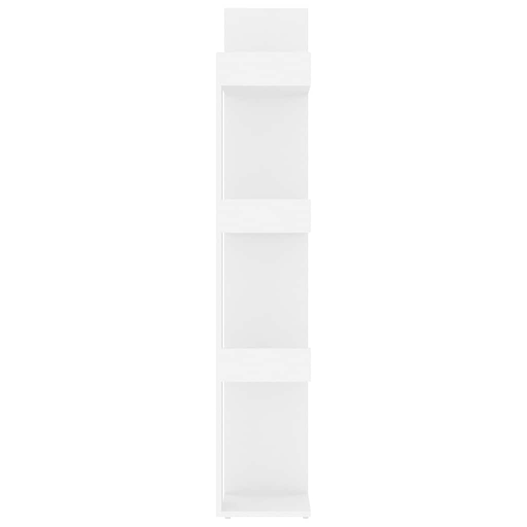 Bokhylle Hvit 86x25,5x140 cm