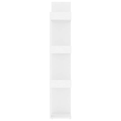 Bokhylle Hvit 86x25,5x140 cm