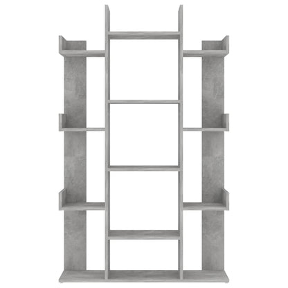 Bokhylle Betonggrå 86x25,5x140 cm