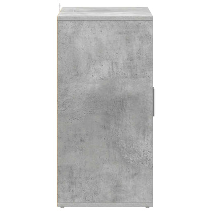 Skoskap betonggrå 60x35x70 cm konstruert tre