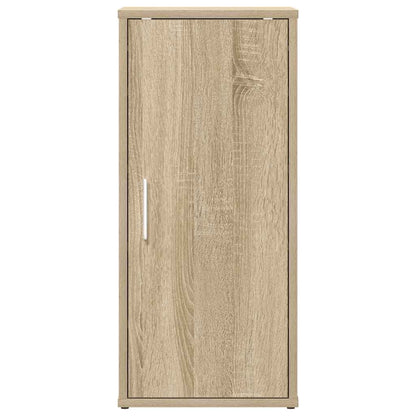 Skoskap svart 2 stk sonoma eik 32x35x70 cm sponplate