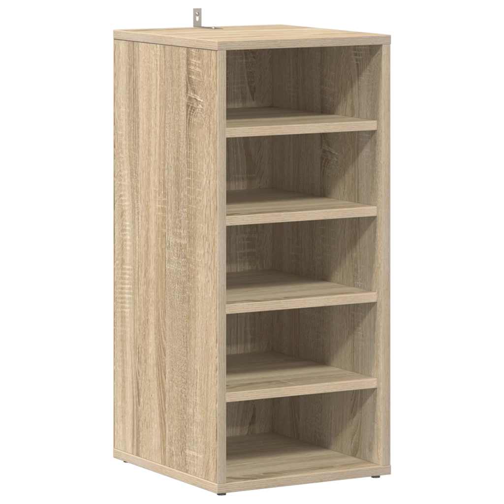 Skoskap sonoma eik 2 stk 31,5x35x70 cm konstruert tre