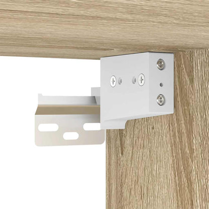 Skoskap sonoma eik 2 stk 31,5x35x70 cm konstruert tre