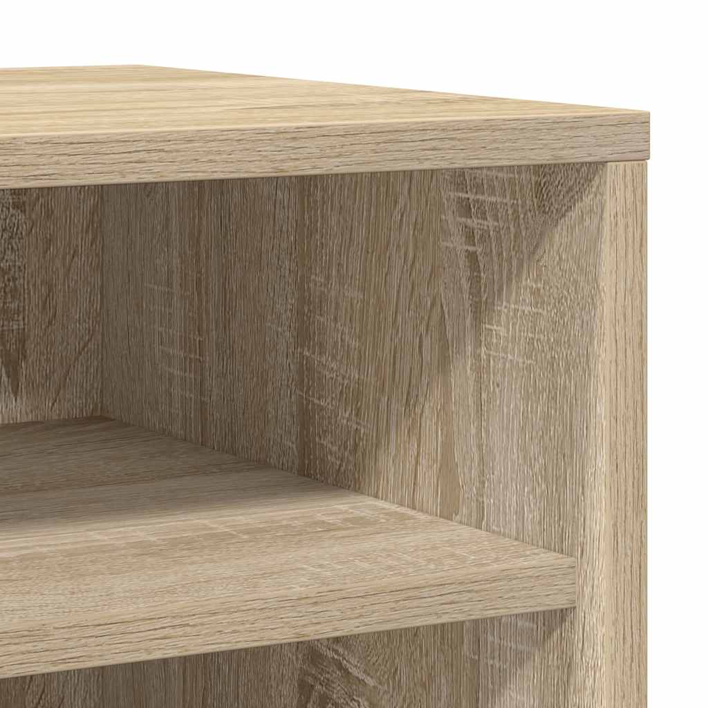 Skoskap sonoma eik 2 stk 31,5x35x70 cm konstruert tre