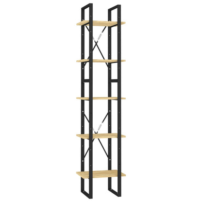 Bokhylle Tre 5 etasjer Brun 40x30x175 cm furu
