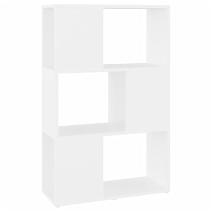Bokhylle Hvit Romdeler 60x24x94 cm