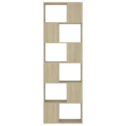 Bokhylle Sonoma Eik Romdeler 60x24x186 cm