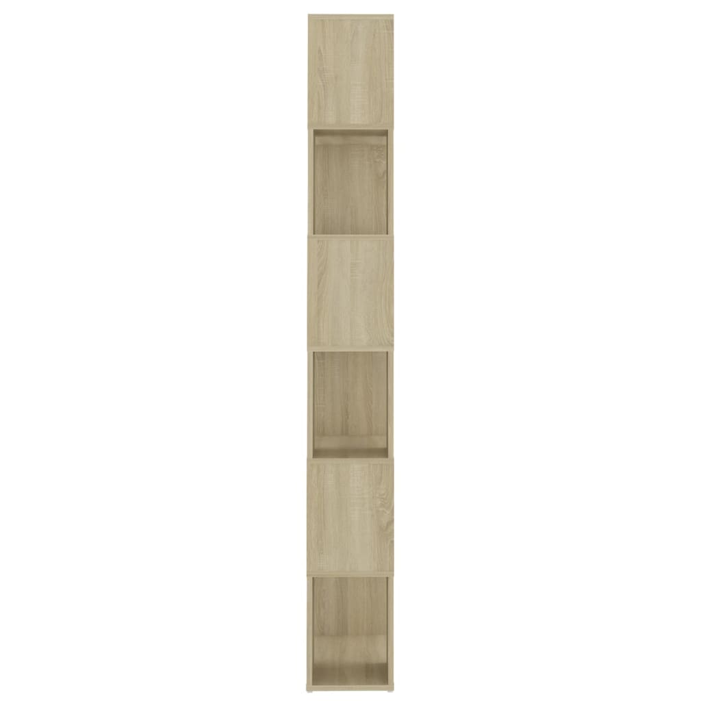 Bokhylle Sonoma Eik Romdeler 60x24x186 cm