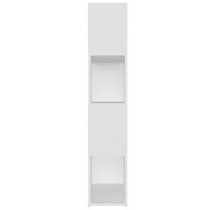 Bokhylle Hvit Romdeler 80x24x124,5 cm