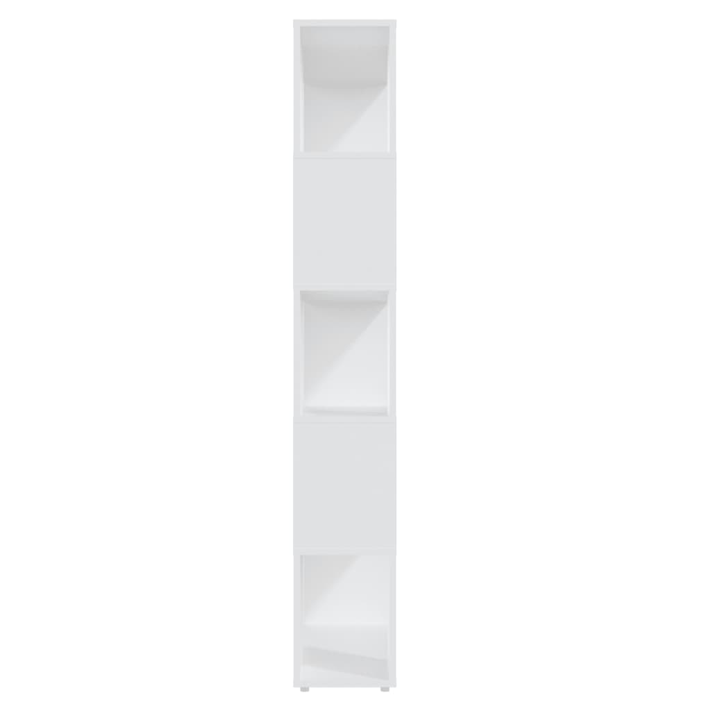 Bokhylle Hvit Romdeler 80x24x155 cm