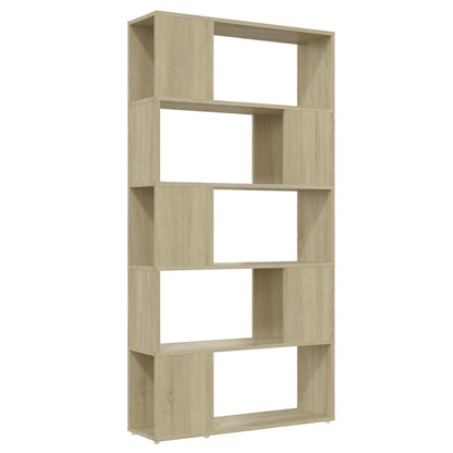 Bokhylle Sonoma Eik Romdeler 80x24x155 cm