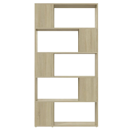 Bokhylle Sonoma Eik Romdeler 80x24x155 cm