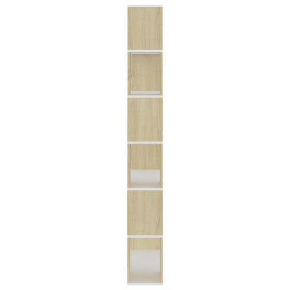 Bokhylle Sonoma Eik Romdeler 80x24x186 cm