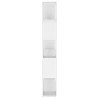 Bokhylle Hvit Romdeler 100x24x155 cm