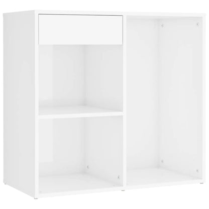 Sminkebord Høyglans Hvit LED skap