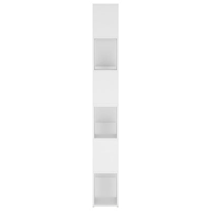 Bokhylle Hvit Romdeler 100x24x188 cm