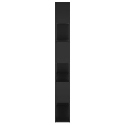 Bokhylle Svart Romdeler 100x24x188 cm