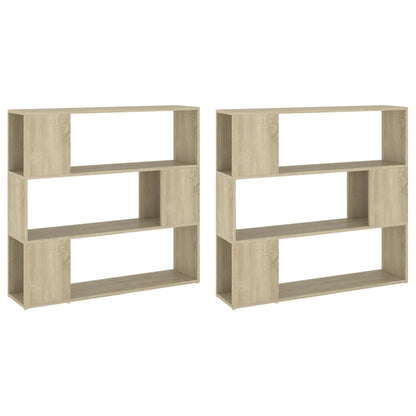 Bokhylle Sonoma Eik Romdeler 100x24x188 cm