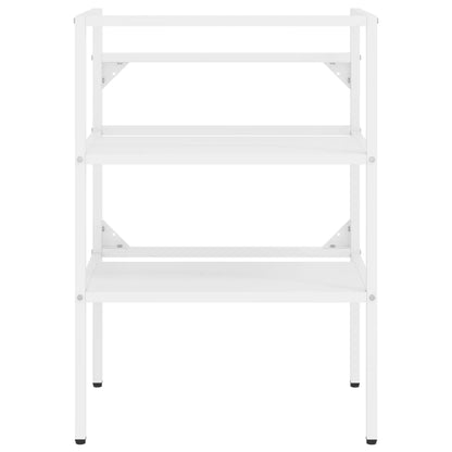 Baderomshylle Hvit 59x38x83 cm jern