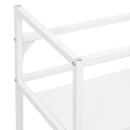 Baderomshylle Hvit 59x38x83 cm jern