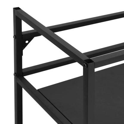 Baderomshylle Svart 59x38x83 cm jern