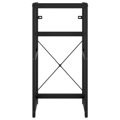 Baderomshylle Svart 40x38x83 cm jern