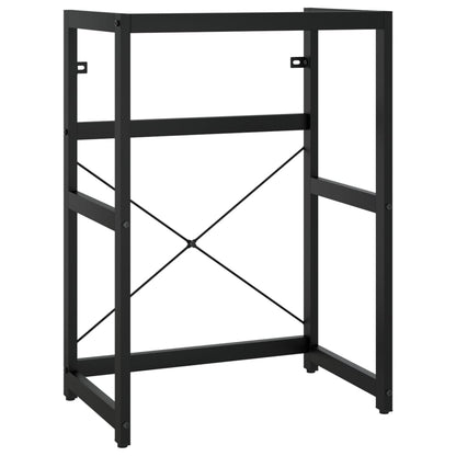Baderomshylle Svart 59x38x83 cm jern
