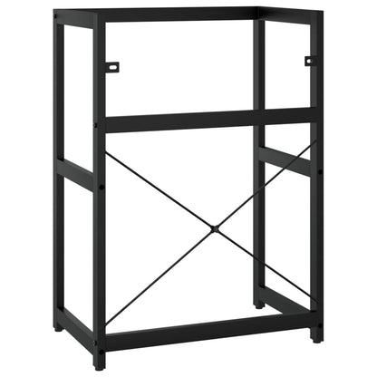 Baderomshylle Svart 59x38x83 cm jern