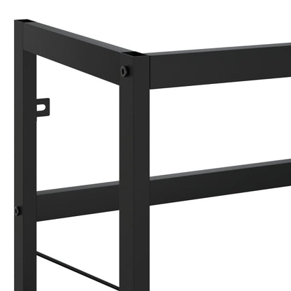 Baderomshylle Svart 59x38x83 cm jern