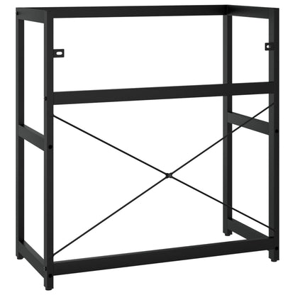 Baderomshylle Svart 79x38x83 cm jern