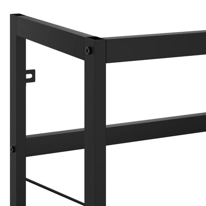 Baderomshylle Svart 79x38x83 cm jern