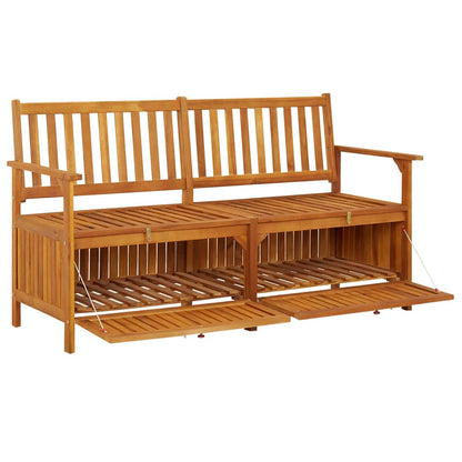 Hagebenk Tre Oppbevaringsbenk 148 cm heltre akasie