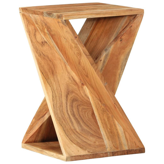 Sidebord Tre 35x35x55 cm gjenvunnet akasie
