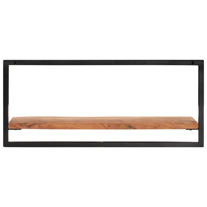 Vegghylle Tre 2 stk 80x25x35 cm heltre akasie