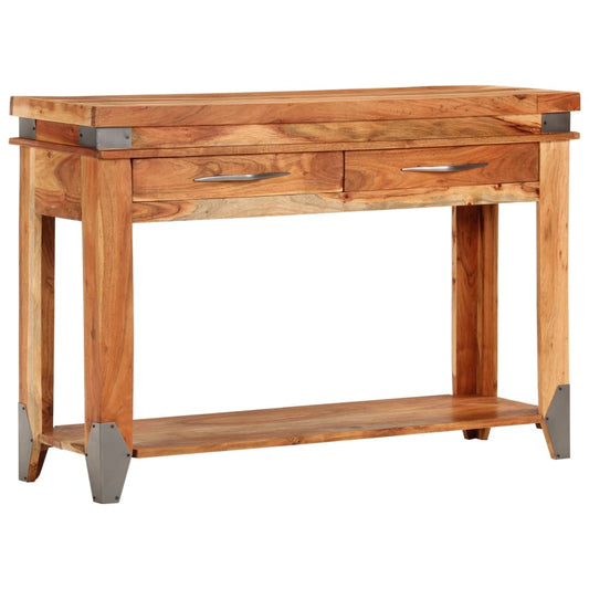 Avlastningsbord Konsollbord Tre 110x34x74 cm heltre akasie
