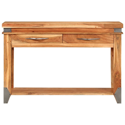 Avlastningsbord Konsollbord Tre 110x34x74 cm heltre akasie