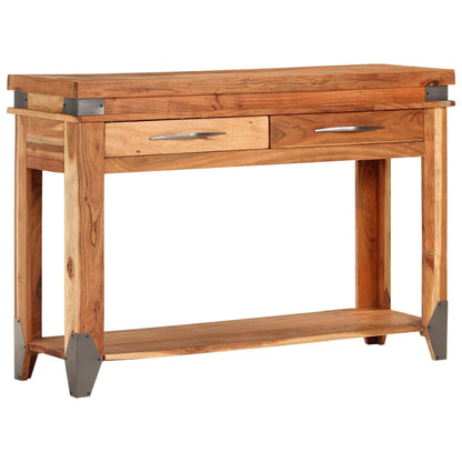 Avlastningsbord Konsollbord Tre 110x34x74 cm heltre akasie