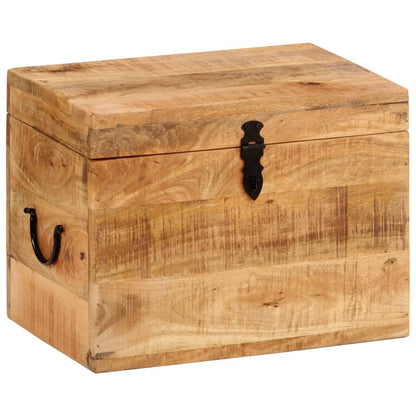 Oppbevaringskiste 39x28x31 cm heltre mango